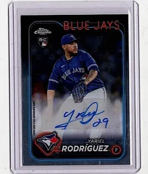 Yariel Rodriguez - 2024 Topps Chrome Update Series Autographs #AC-YR (AU, RC) front